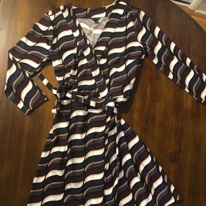 Ann Taylor Wrap Dress Size M